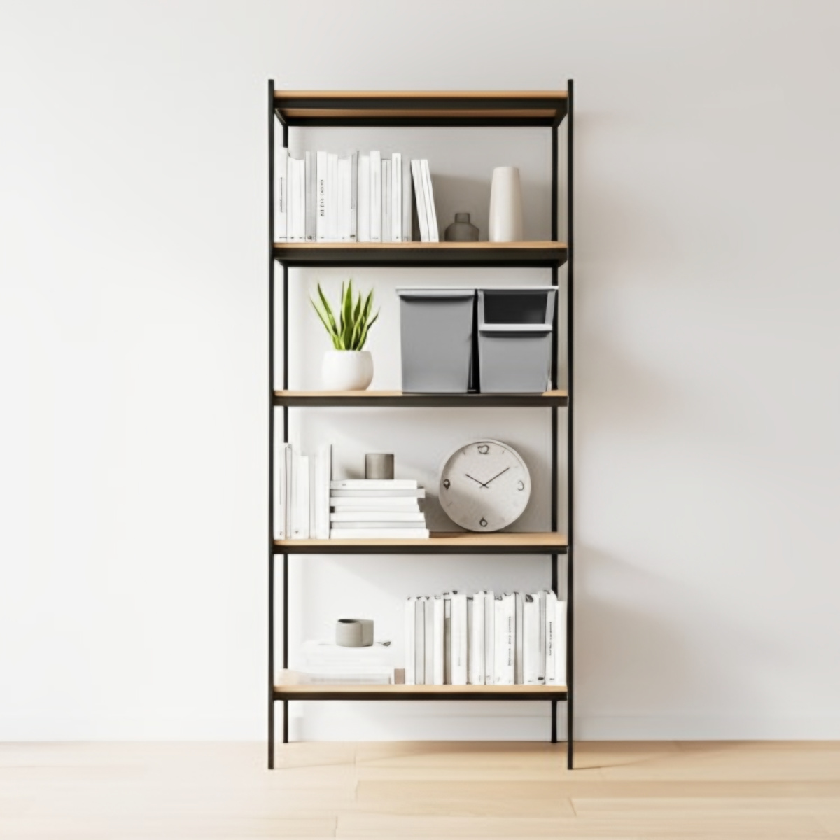 オープンラック 82×40cm 3段 350-SLセット シェルビングシステム ライクイット ( ラック 収納ラック 棚 収納棚 木板 木天板 ウッドシェルフ シェルフ 収納 組み換え 追加 組み合わせ 家具 アジャスター 付き 見せる収納 )