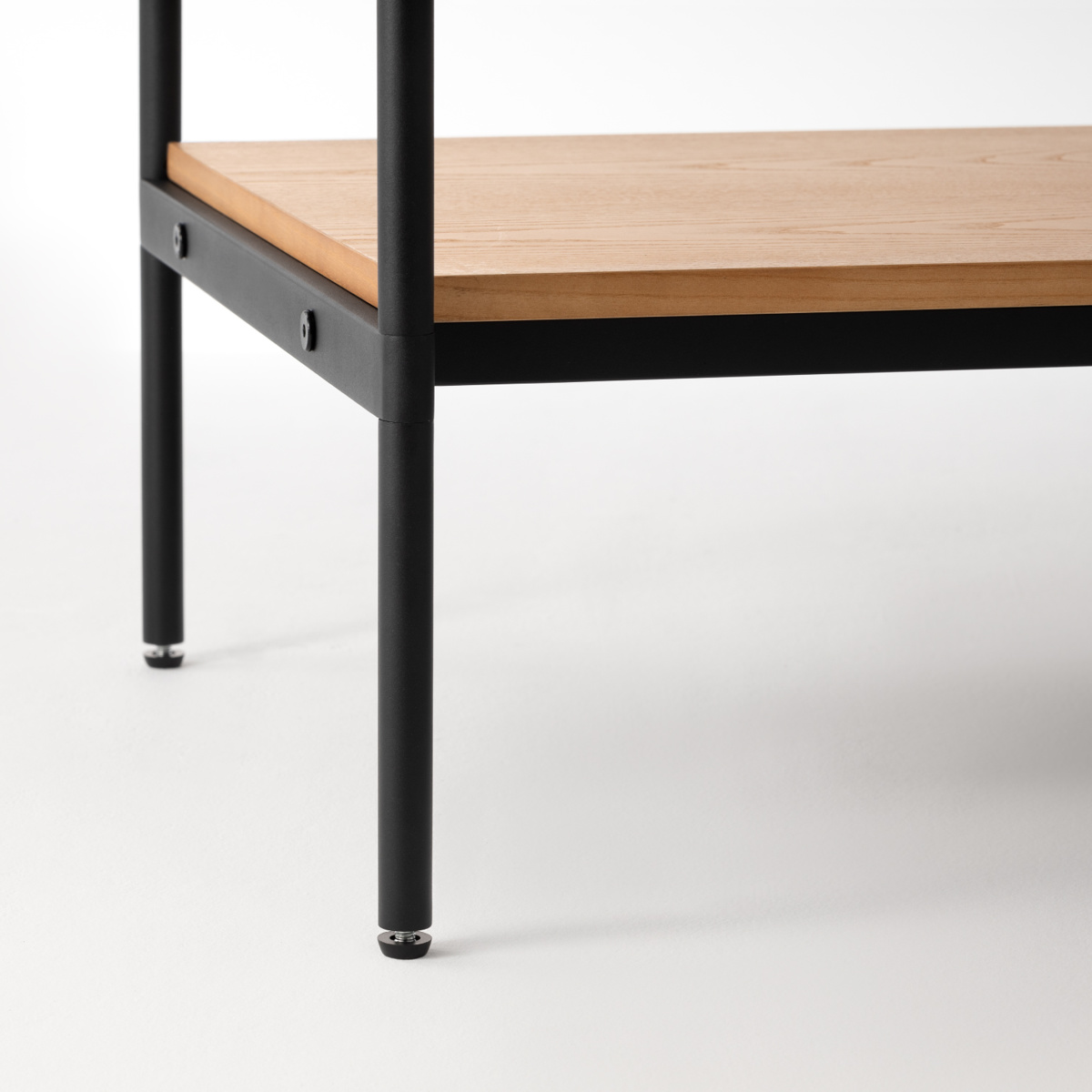 オープンラック 82×40cm 3段 350-SLセット シェルビングシステム ライクイット ( ラック 収納ラック 棚 収納棚 木板 木天板 ウッドシェルフ シェルフ 収納 組み換え 追加 組み合わせ 家具 アジャスター 付き 見せる収納 )