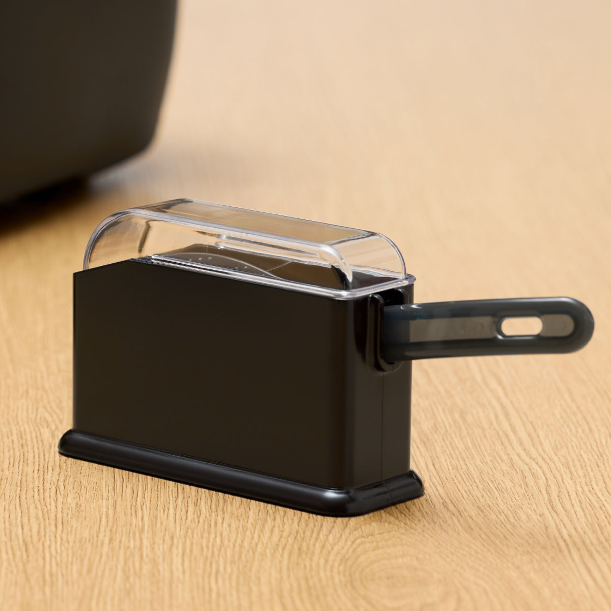 しゃもじケース しゃもじホルダー ごはんがつきにくい 快適しゃもじ ( しゃもじ入れ シャモジ 杓文字 セット 黒 くっつきにくい つかない 凹凸 加工 持ち手 カーブ しゃもじ立て ご飯 米 ブラック クリア キッチンツール )