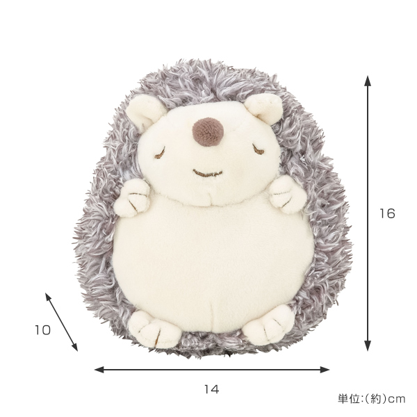 『きりのなかのはりねずみクッション ぬいぐるみ(はりねずみ)』 Cube-Works_Works