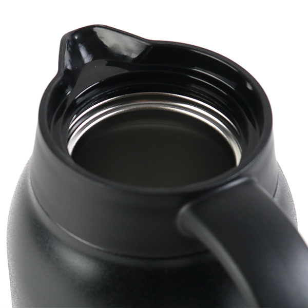 卓上ポット ステンレス 900ml 保温 保冷 ポット ティーポット ( ステンレスポット テーブルポット 魔法瓶 おしゃれ 保温ポット 保冷ポット 洗いやすい コードレス モノトーン 白 黒 ステンレス製 ) 【ホワイト】 ホワイト