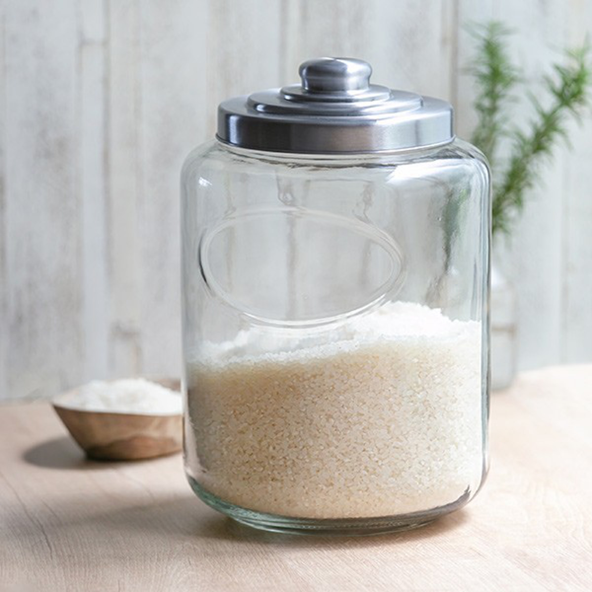 保存容器 6L クッキージャー ガラス ワイド ( キャニスター ガラス保存容器 ガラスクッキージャー ガラスジャー ガラス保存瓶 ガラス容器 保存瓶 保存ビン 保存びん 米びつ こめびつ ライスストッカー )