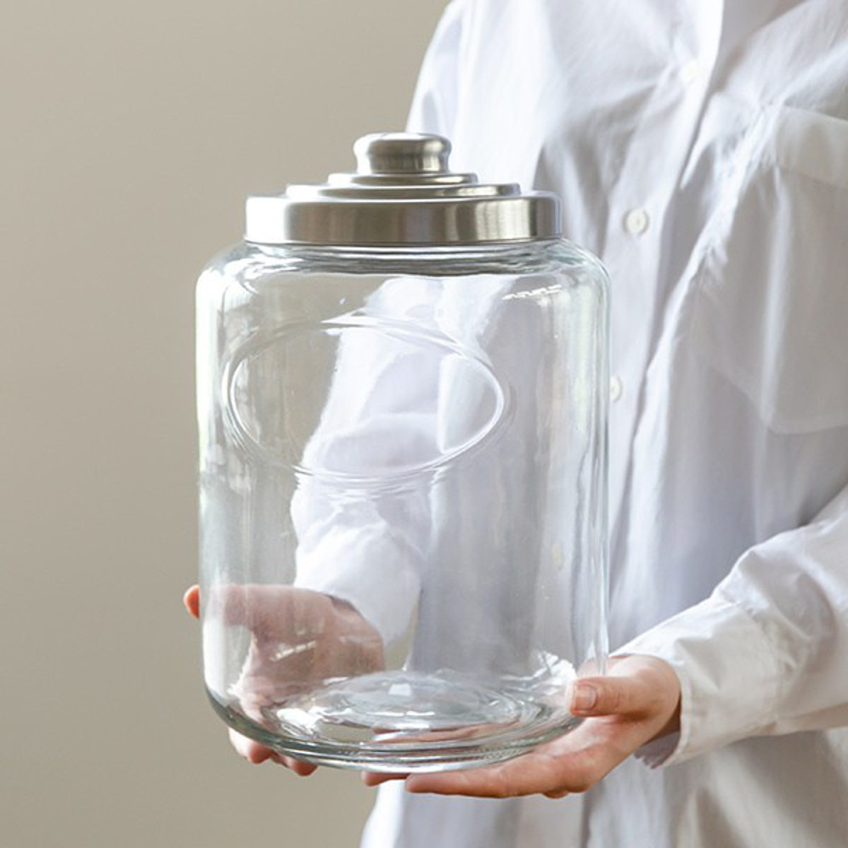 保存容器 6L クッキージャー ガラス ワイド ( キャニスター ガラス保存容器 ガラスクッキージャー ガラスジャー ガラス保存瓶 ガラス容器 保存瓶 保存ビン 保存びん 米びつ こめびつ ライスストッカー )