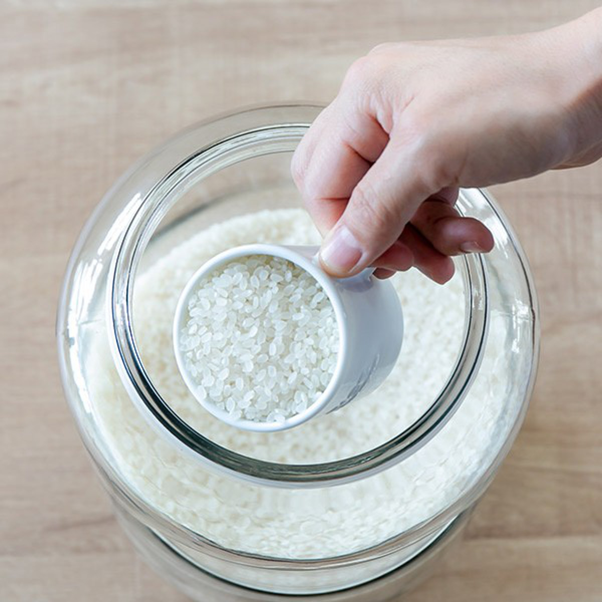 保存容器 6L クッキージャー ガラス ワイド ( キャニスター ガラス保存容器 ガラスクッキージャー ガラスジャー ガラス保存瓶 ガラス容器 保存瓶 保存ビン 保存びん 米びつ こめびつ ライスストッカー )