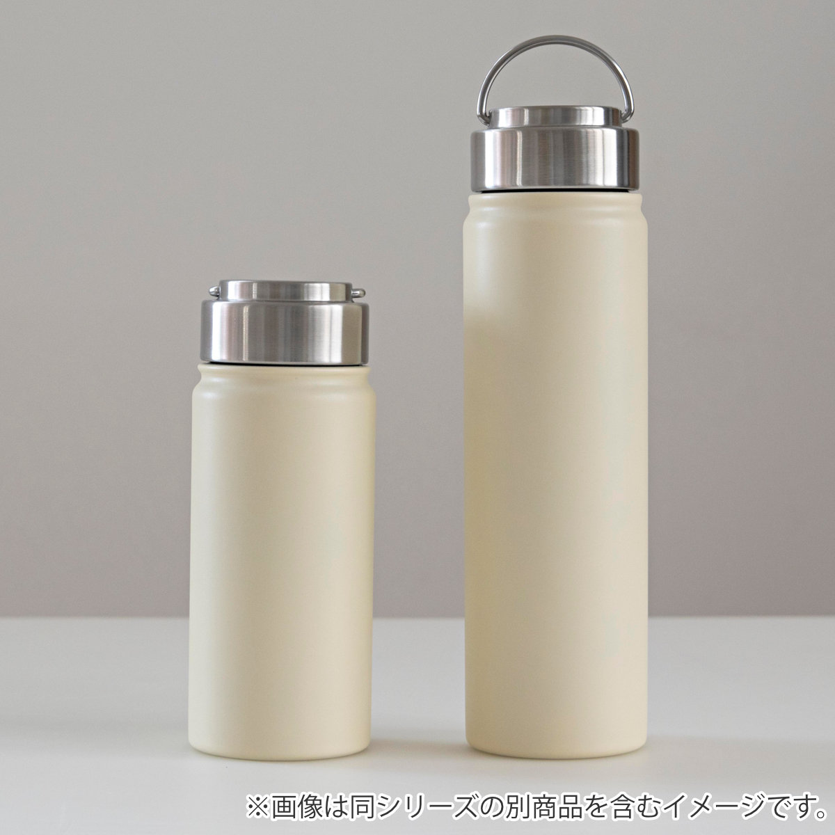 水筒 500ml ensemble ステンレスボトル ( 直飲み 保温 保冷 ハンドル付き ダイレクトボトル ステンレス 直飲み水筒 ステンレス製 スクリュー アウトドア おしゃれ スポーツ ) 【パープル】 パープル