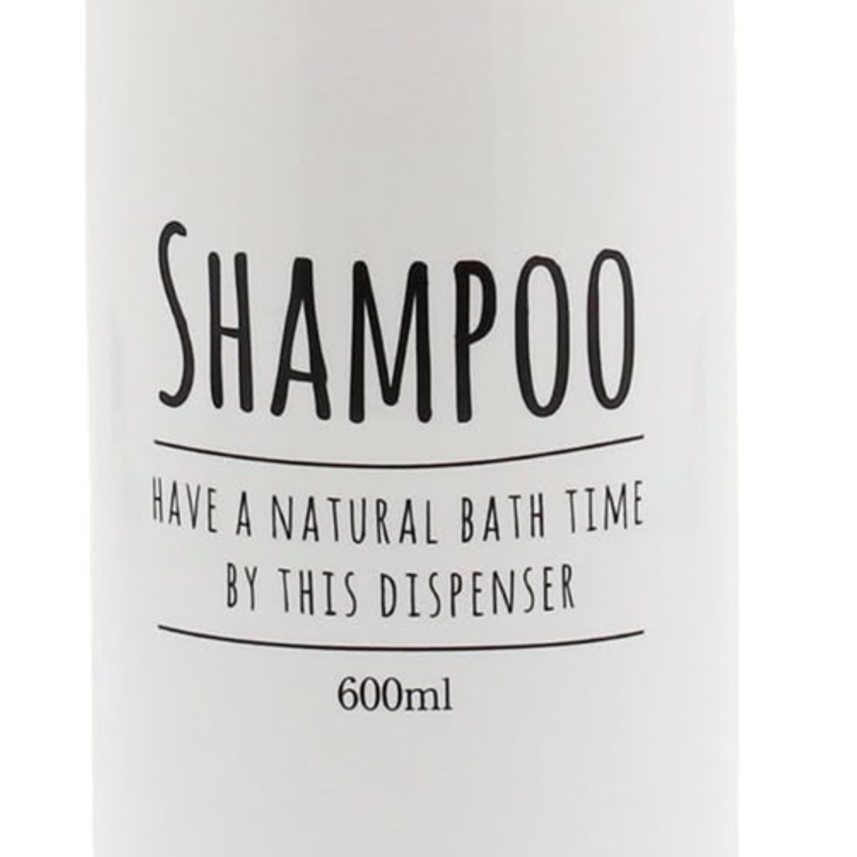 ディスペンサー 600ml ポンプボトル ラウンド ( ディスペンサーボトル 液体タイプ 液体用 詰め替えボトル 詰め替え おしゃれ 英字 ソープディスペンサー 詰め替え容器 シャンプー コンディショナー ボディソープ バス用品 シンプル ) 【コンディショナー】 コンディショナー