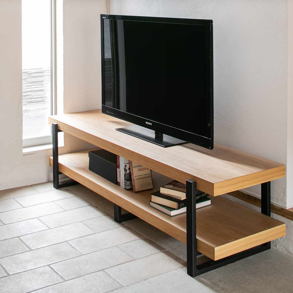 天然木　木製　テレビ台 飾り棚 ly001_cr1_2.jpg