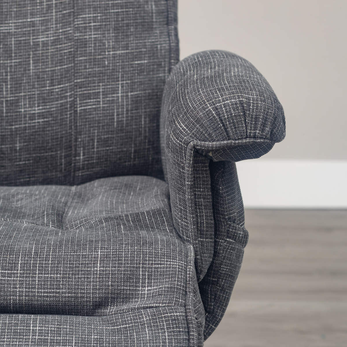 高座椅子 ハイバックタイプ 回転 昇降式 座面高42~48cm ジネシー ( 座椅子 無段階リクライニング ヘッドレスト フットレスト 角度調節可能 肘掛け チェア イス 椅子 リラックス 収納ポケット ファブリック ポケットコイル ) 【ブラウン】 ブラウン