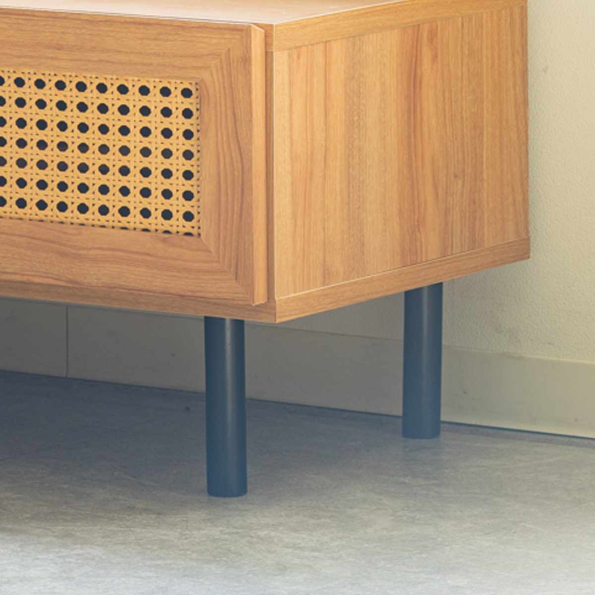 テレビ台 幅90cm 32インチ対応 ラタン調 マルシェシリーズ ( 32型対応 TV台 テレビボード AVラック 収納 ラック 棚 飾り棚 家具 かごめ編 ナチュラル 配線穴 )