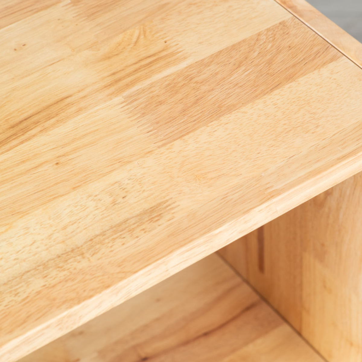 ハウスシェルフ 幅73.6cm 引出し付き ラバーウッド 無垢材 ( シェルフ ラック ハウス型 天然木 NATURAL SIGNATURE 木製 シンプル 飾り棚 棚 おもちゃ収納 コンパクト キッズ 収納 引き出し )