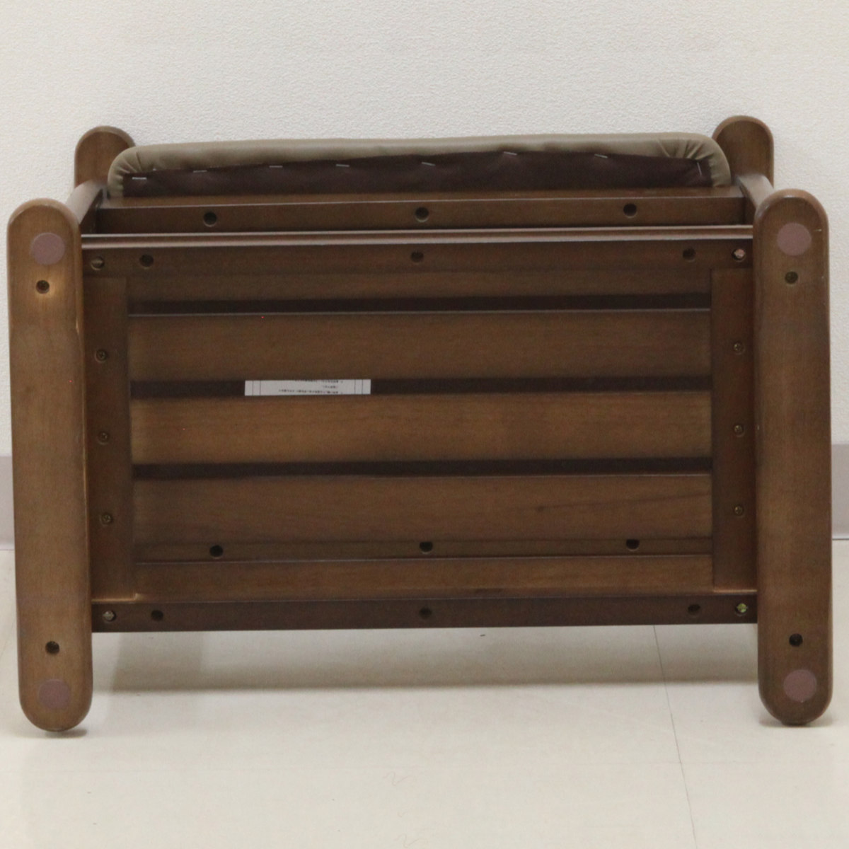 高座椅子 座面高40cm 収納棚付 サポートチェア クレソン ( チェア 椅子 肘掛け 座敷椅子木製 天然木 高さ調節 玄関椅子 立ち上がりやすい 玄関 高齢者 座椅子 チェアー イス いす 腰掛け 和室 木製 おしゃれ )