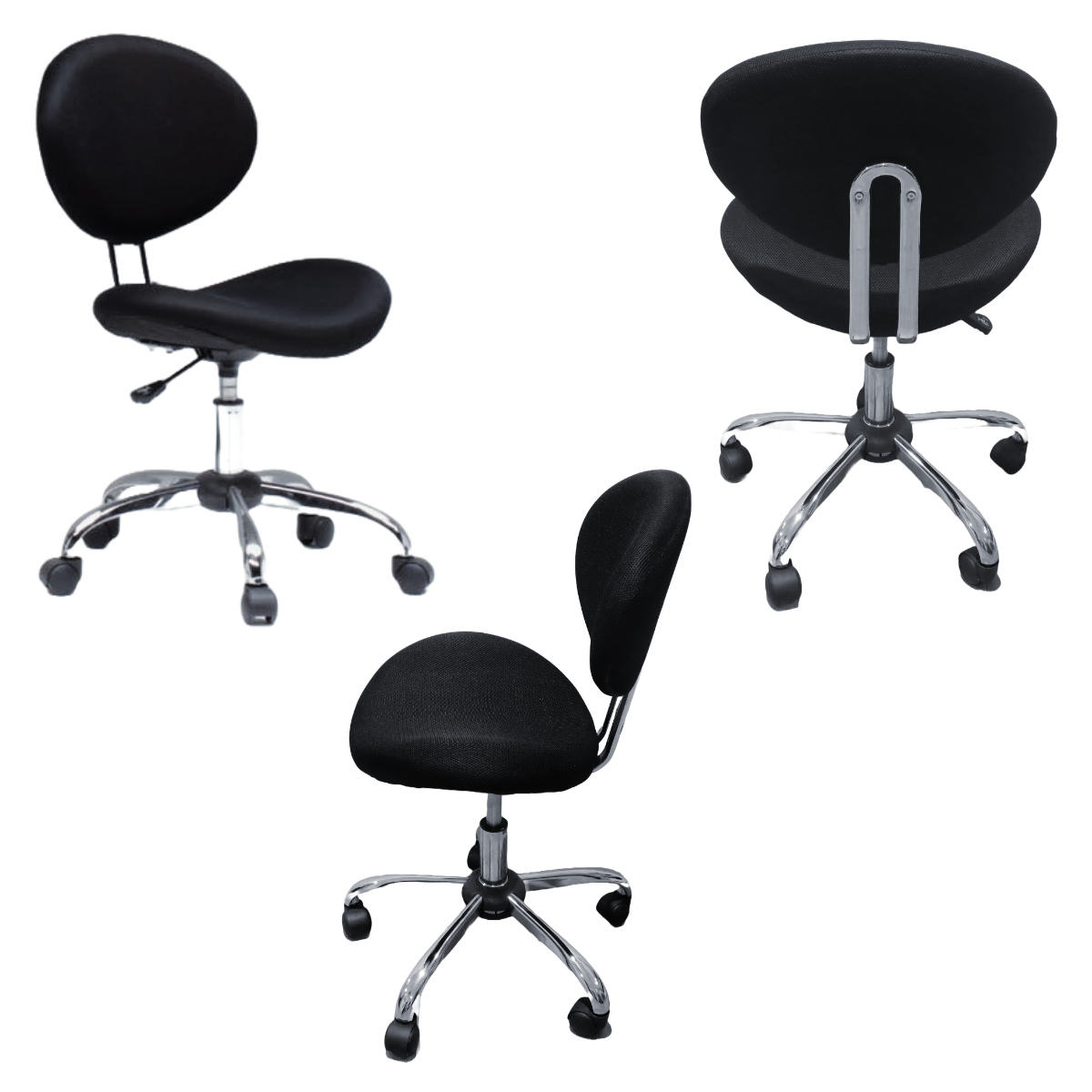 デスクチェア メッシュ 座面高45~53cm ガレット ( ワークチェア パソコンチェア キャスター付き 学習椅子 アームレス 高さ調節 コンパクト チェア チェアー イス 椅子 いす オフィス 在宅 シンプル 通気性 )