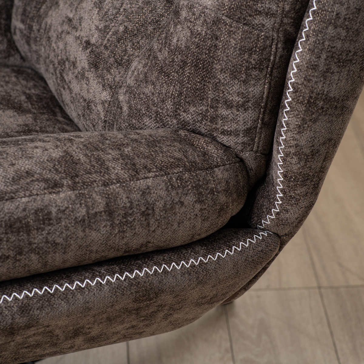 リビングチェア 座面高46cm オットマン付 シャルレ ( パーソナルチェア チェア 1人掛け 椅子 ロッキング機能 アームレス オットマン ハイバック 回転 リラックス チェアー イス いす 足置き リビング ファブリック 座面 広い ) 【ベージュ】 ベージュ