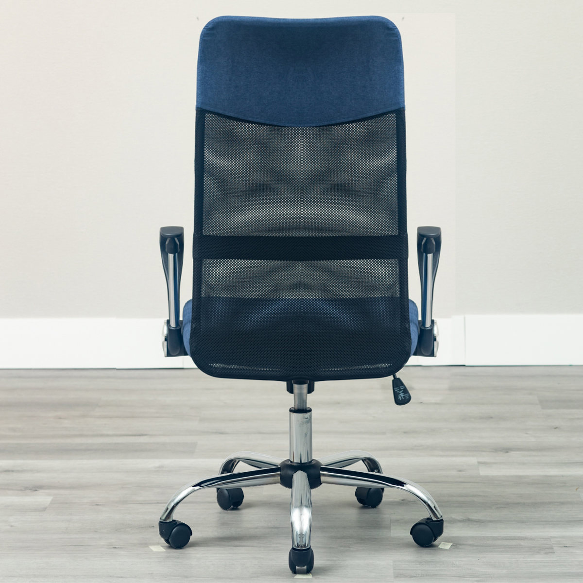 オフィスチェア メッシュ ハイバックタイプ 肘付 昇降式 座面高46~55.5cm シェニール ( ワークチェア パソコンチェア 肘掛け 高さ調節 デスクチェア キャスター付き PCチェア チェア イス オフィス シンプル 仕事 勉強 学習 ) 【モカ】 モカ