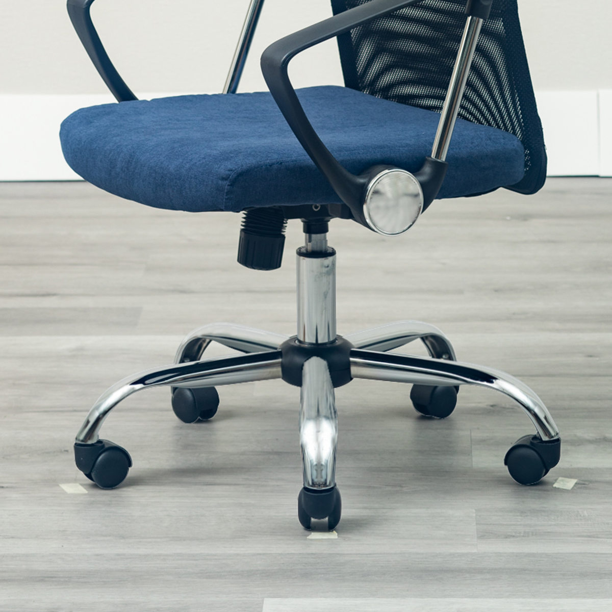 オフィスチェア メッシュ ハイバックタイプ 肘付 昇降式 座面高46~55.5cm シェニール ( ワークチェア パソコンチェア 肘掛け 高さ調節 デスクチェア キャスター付き PCチェア チェア イス オフィス シンプル 仕事 勉強 学習 ) 【モカ】 モカ