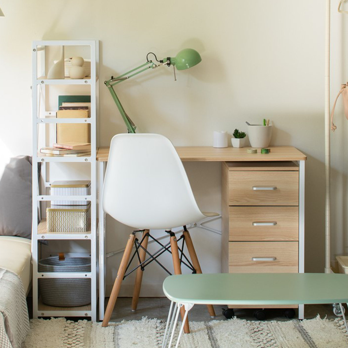 デスクワゴン 3段 コンパクト 幅30cm トライベッカ ( ワゴン サイドワゴン 引き出し 収納 デスク横 サイドチェスト フルオープン A4サイズ 脇机 キャビネット サイドキャビネット 書斎 書類整理 おしゃれ ) 【ブラウン×ブラック】 ブラウン×ブラック