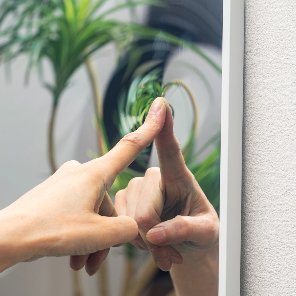 ミラー 全身鏡 フィルム 60×180cm ソフトミラー クリア ( 全身 鏡 壁掛け 立て掛け 軽い 割れない 軽量 割れない鏡 シンプル 安全 安心 ゴム脚 )