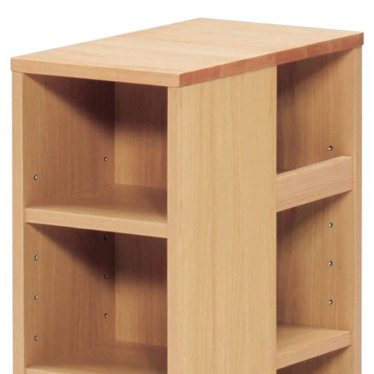 オープンラック 幅30cm シェルフ 学習机 トライA専用 ( ラック 棚 収納 木製 天然木 本棚 デスク横 スリム 木製ラック コンパクト マグネット対応 完成品 デスクサイドラック 整理 整頓 ウッドラック 学習教材 3方向 出し入れ )