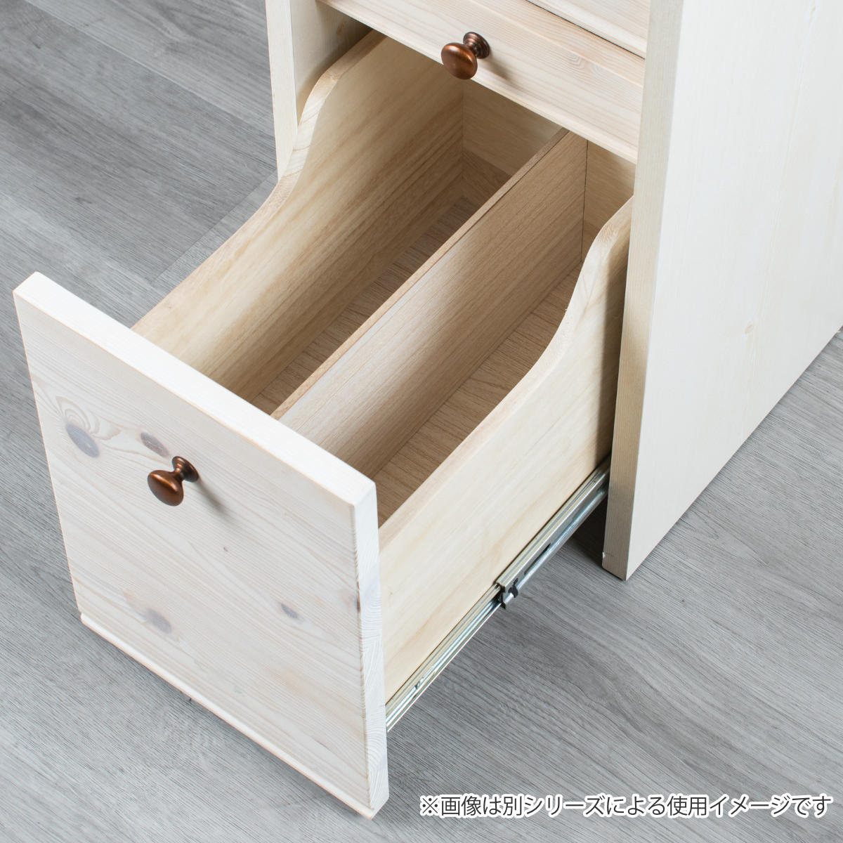 チェスト 幅30cm 学習机 トライA専用 ( サイドチェスト デスク横 引き出し 5段 トレー 収納 木製 天然木 リビング スリム コンパクト 完成品 整理 整頓 学習教材 デスク サイド スリムチェスト おしゃれ デスクワゴン )