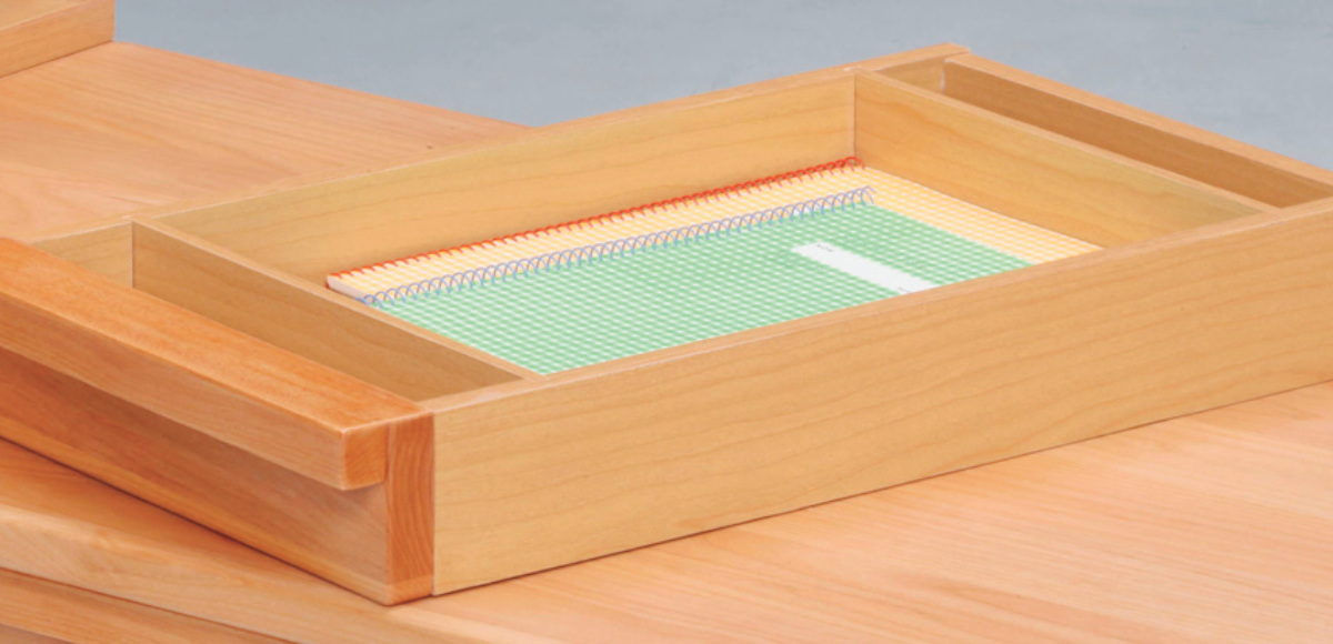 チェスト 幅30cm 学習机 トライA専用 ( サイドチェスト デスク横 引き出し 5段 トレー 収納 木製 天然木 リビング スリム コンパクト 完成品 整理 整頓 学習教材 デスク サイド スリムチェスト おしゃれ デスクワゴン )