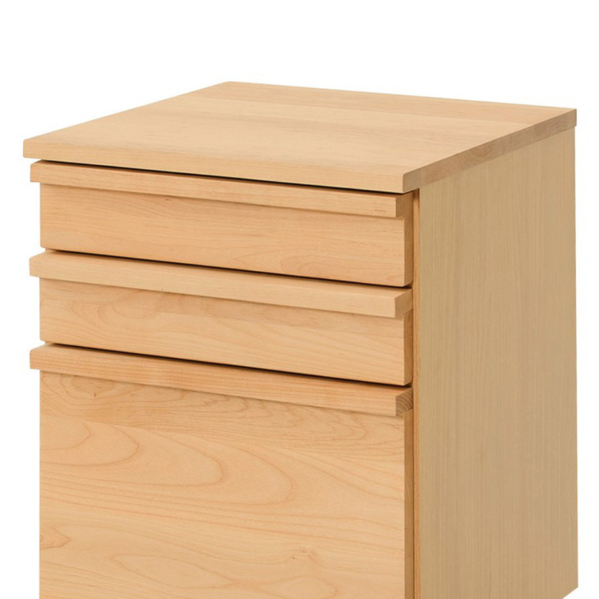 デスクワゴン 幅42cm 3段 キャスター付 トライA ( ワゴン サイドワゴン 引き出し 収納 デスク横 デスク下 サイドチェスト フルオープン 完成品 脇机 キャビネット サイドキャビネット 書類整理 おしゃれ ランドセル置き )