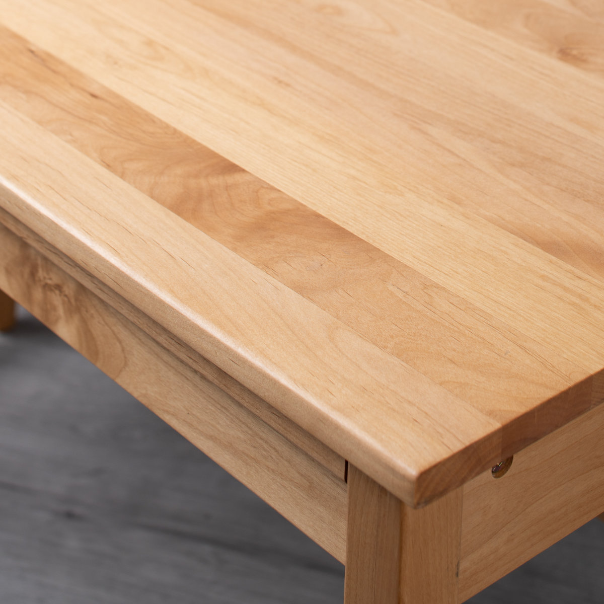 学習机 幅100cm 引出し付 トライA ( デスク 学習デスク 机 勉強机 木製 天然木 引き出し A3 A4 シンプル 奥行50 コンパクト リビング学習 パソコンデスク ワークデスク リビングデスク 書斎 木製デスク シンプルデスク PCデスク )