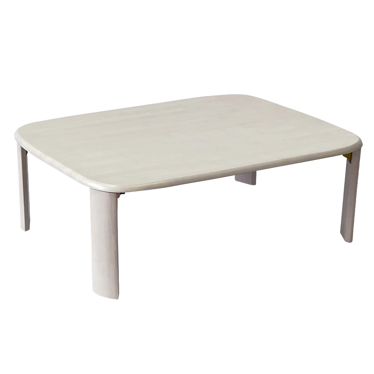 ローテーブル 座卓 折りたたみ 幅105cm バーグ2 ( リビングテーブル テーブル 机 センターテーブル コンパクト 折れ脚 長方形 木製 天然木 リビング 折り畳み 折りたたみテーブル おしゃれ 座卓テーブル ちゃぶ台 ) 【ホワイト】 ホワイト