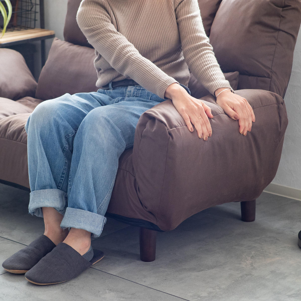 ソファ 2人掛け 幅175cm レザーファブリック生地 ファクト3 ( ソファー リビングソファ アームソファ 背もたれ リクライニング 肘掛け 脚 取り外し ローソファ クッション付き コンパクト ポケットコイル おしゃれ フラット ) 【ブラウン】 ブラウン