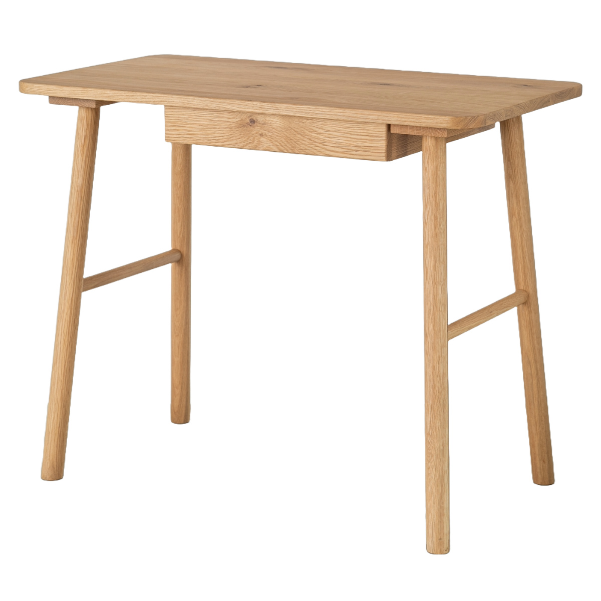 ワークデスク 幅90cm 奥行50cm パルレ ( デスク 机 学習机 勉強机 パソコンデスク オフィスデスク コンパクト 木製 天然木 引き出し 学習デスク パソコン PC リビングデスク スチール おしゃれ 平机 )