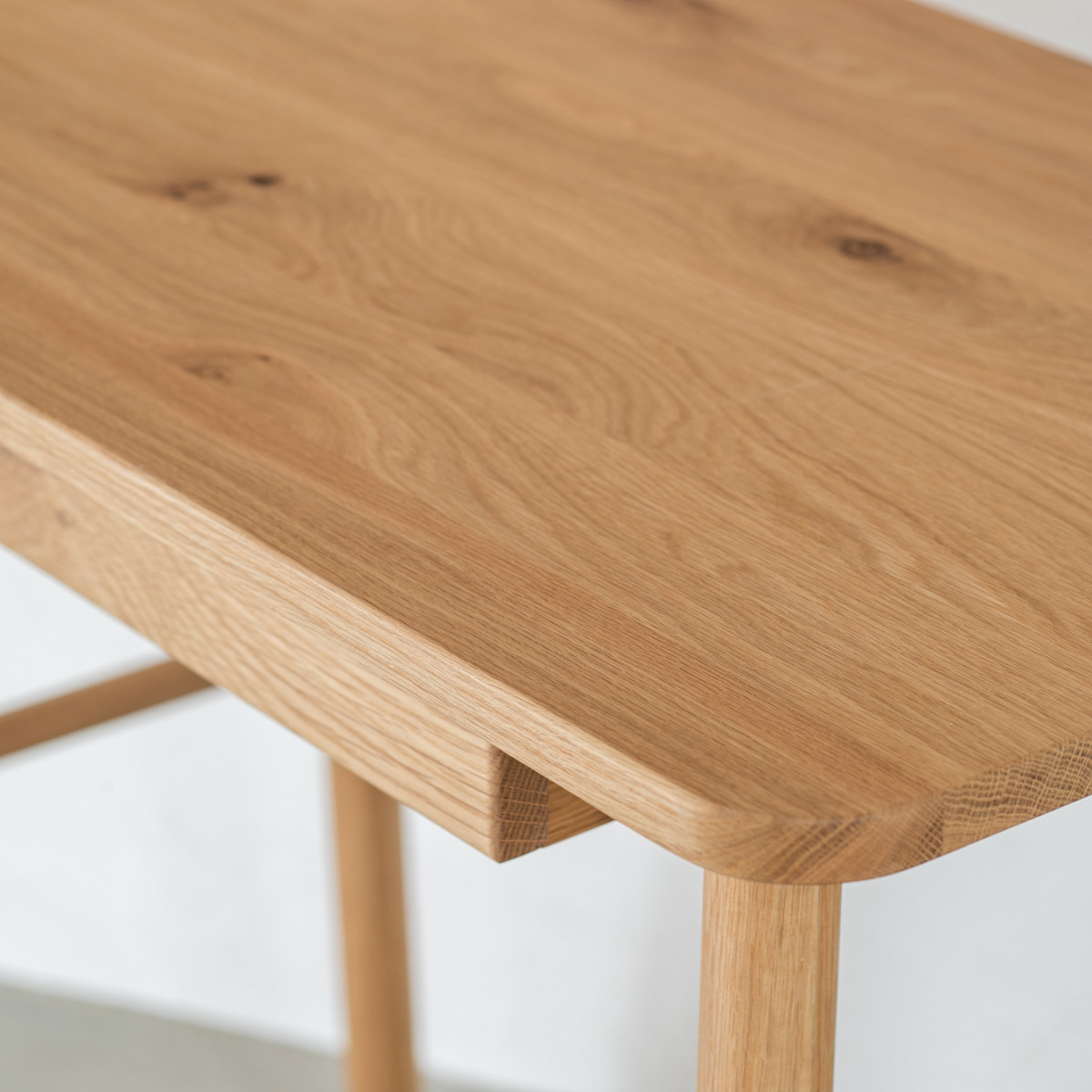 ワークデスク 幅90cm 奥行50cm パルレ ( デスク 机 学習机 勉強机 パソコンデスク オフィスデスク コンパクト 木製 天然木 引き出し 学習デスク パソコン PC リビングデスク スチール おしゃれ 平机 )