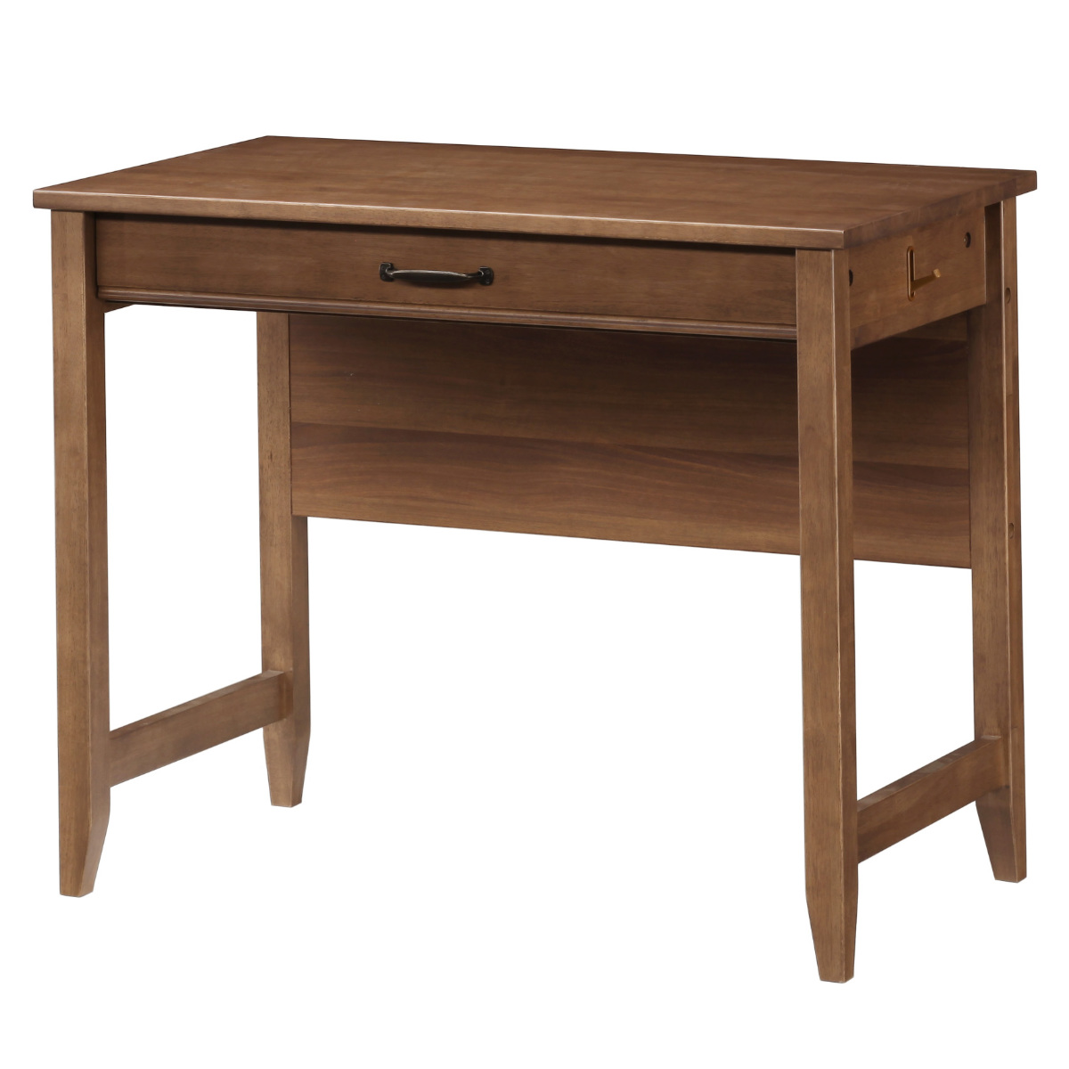 学習机 幅90cm 引出し付 トライR ( デスク 学習デスク 机 勉強机 木製 天然木 引き出し A3 リビング学習 パソコンデスク コンパクト ワークデスク リビングデスク 書斎 木製デスク シンプルデスク PCデスク モダン )