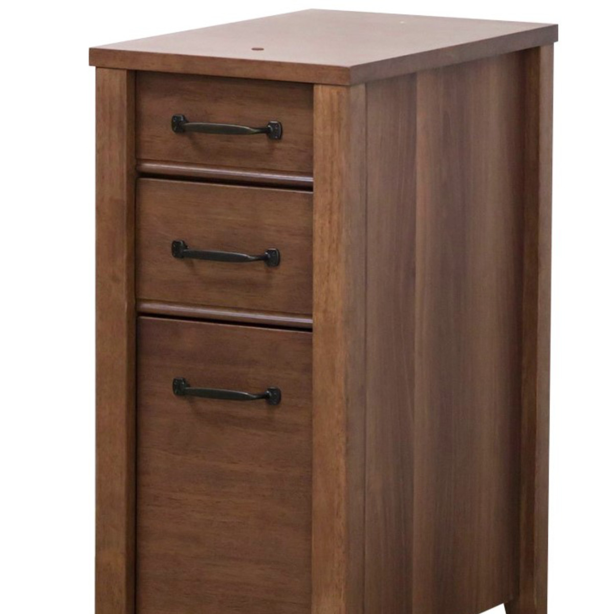 サイドチェスト 幅30cm 学習机 トライR専用 ( デスク横 引き出し 3段 収納 木製 天然木 リビング スリム コンパクト 完成品 脚付き 整理 整頓 学習教材 デスク サイド スリムチェストおしゃれ デスクワゴン モダン )