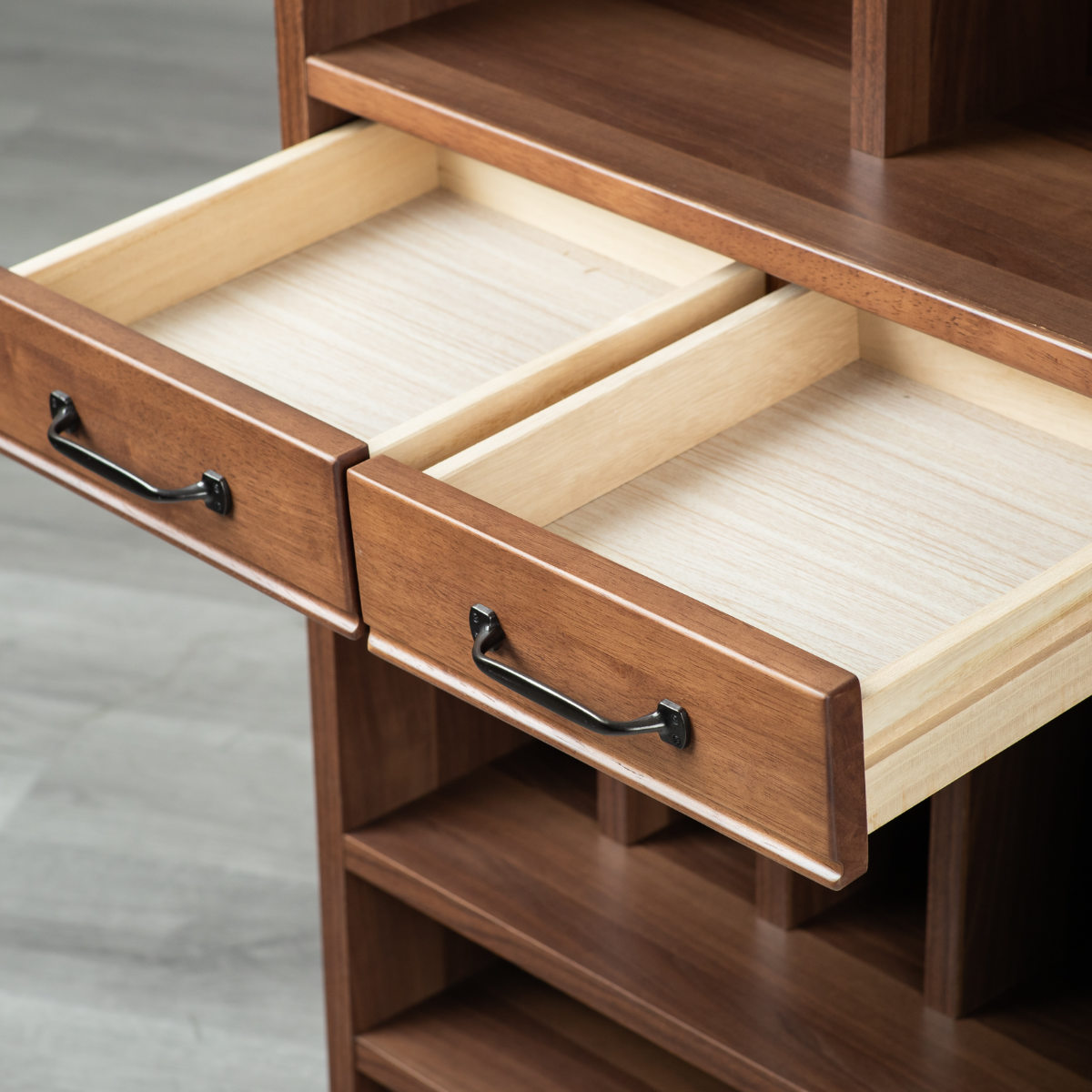 ランドセルラック 学習机用棚 トライR ( 収納 ラック ランドセル 木製 天然木 ランドセル収納 引き出し 棚 キッズ リビングラック 本棚 ワゴン 完成品 リビング キャスター付き かばん 置き場 学校教材 おしゃれ モダン )