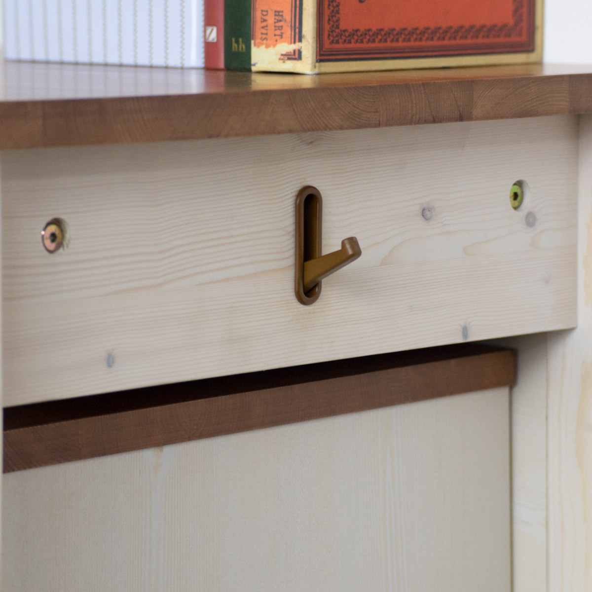 学習机 幅100cm 引出し付 トライP ( デスク 学習デスク 机 勉強机 木製 天然木 引き出し A3 A4 リビング学習 パソコンデスク ワークデスク リビングデスク 書斎 木製デスク シンプルデスク PCデスク カントリー調 )