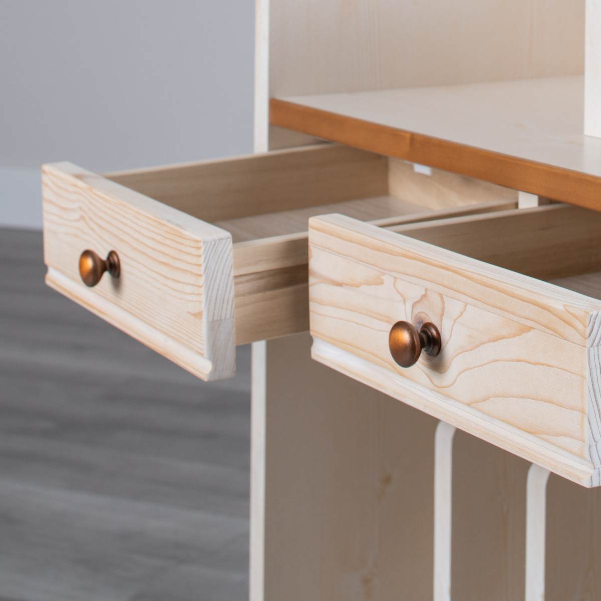 ランドセルラック 学習机用棚 トライP ( 収納 ラック ランドセル 木製 天然木 ランドセル収納 引き出し 棚 キッズ リビングラック 本棚 ワゴン 完成品 リビング キャスター付き かばん 置き場 学校教材 おしゃれ カントリー調 )