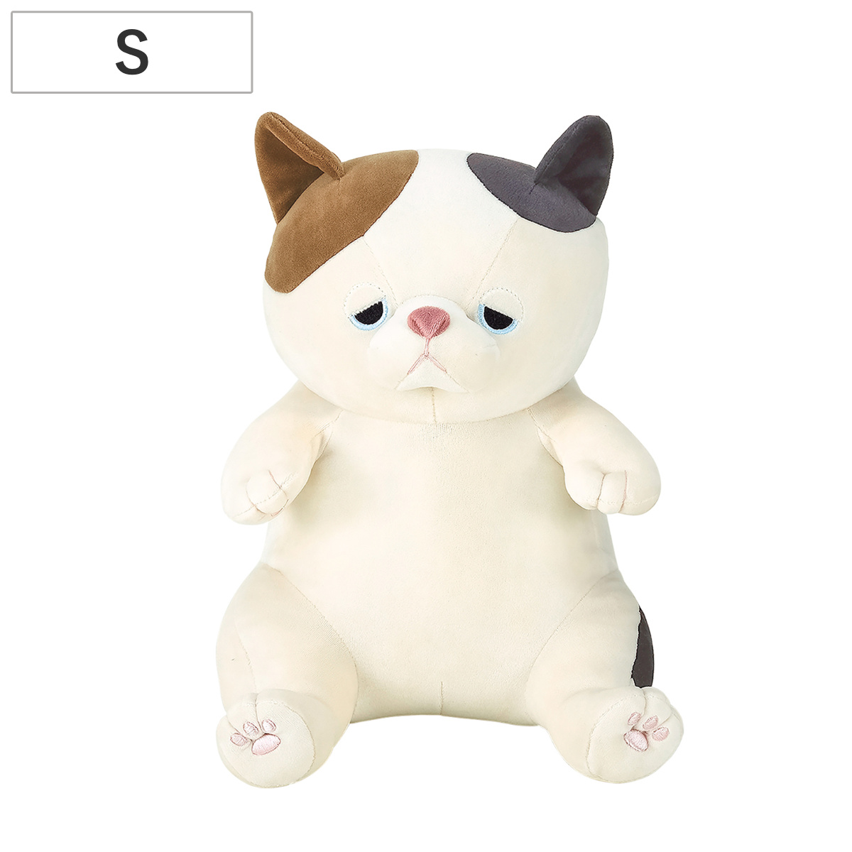 抱き枕 ぬいぐるみ 座り抱きまくらS ネコ ゆず プレミアムねむねむアニマルズ ( 抱きまくら ヌイグルミ クッション だきまくら 枕 まくら 猫 ねこ 動物 アニマル ねむねむ プレミアム ねむねむアニマルズ )