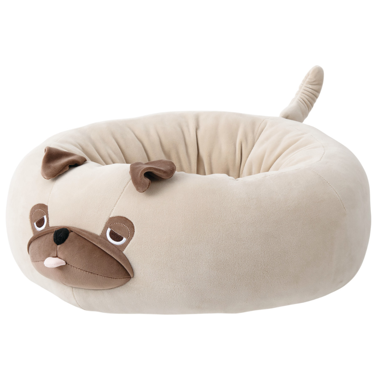 ペットベッド マシュマロベッド ペット 犬 猫 ( ベッド ペット用 ラウンド ダイカット 犬用 猫用 かわいい 室内 ペット用品 洗える すべり止め オールシーズン ペットソファ ペットクッション ) 【ビッキー ダイカット】 ビッキー ダイカット