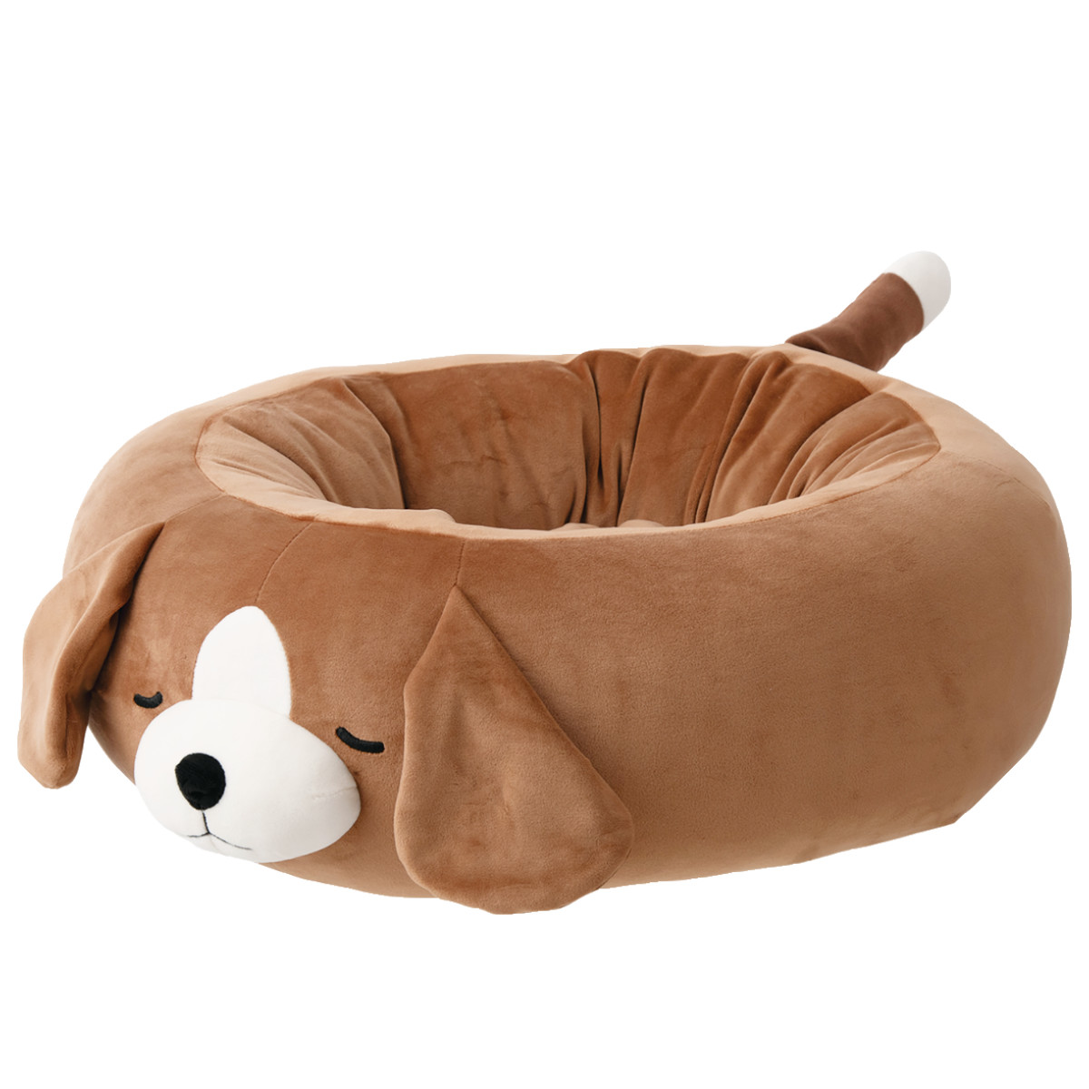 ペットベッド マシュマロベッド ペット 犬 猫 ( ベッド ペット用 ラウンド ダイカット 犬用 猫用 かわいい 室内 ペット用品 洗える すべり止め オールシーズン ペットソファ ペットクッション ) 【ビッキー ダイカット】 ビッキー ダイカット