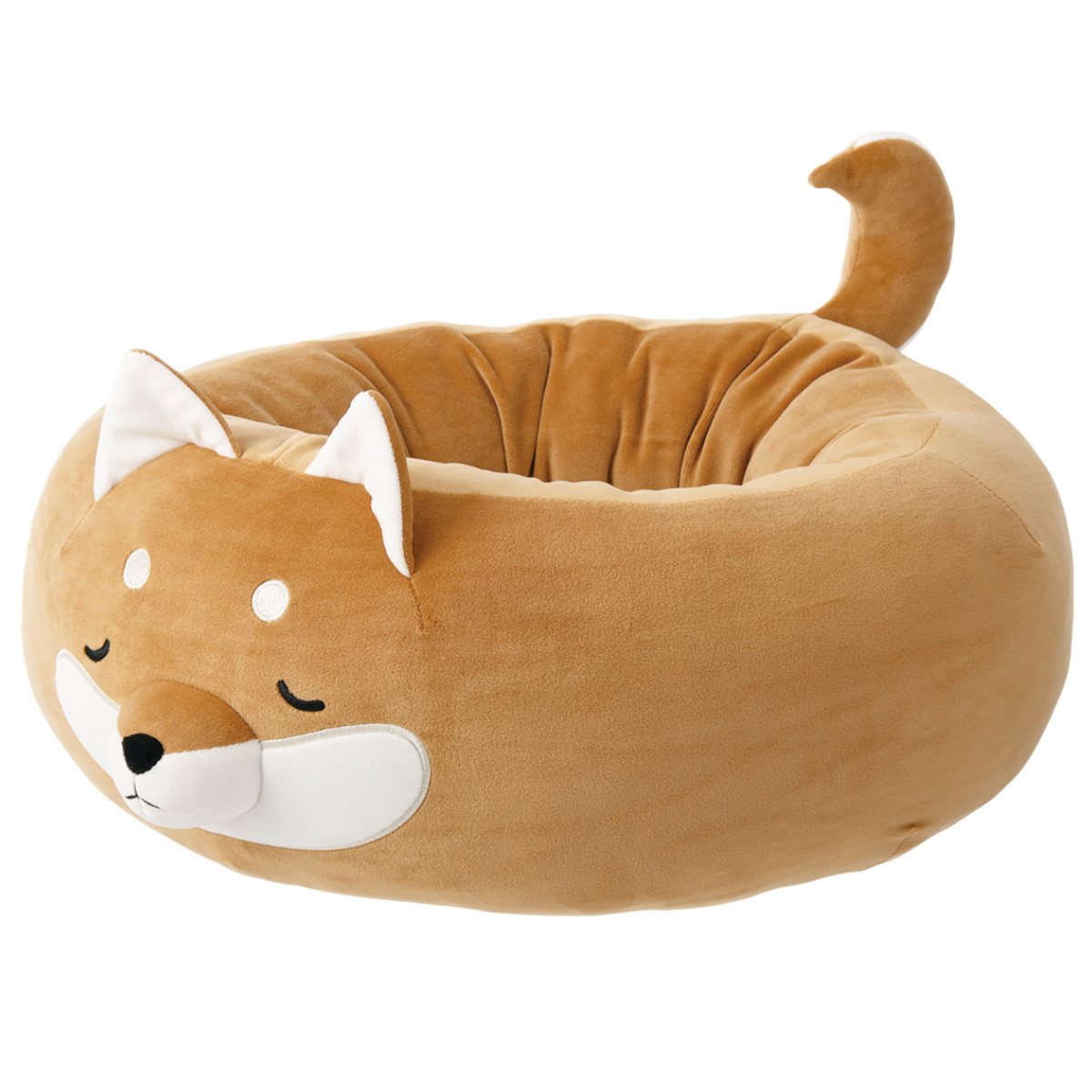 ペットベッド マシュマロベッド ペット 犬 猫 ( ベッド ペット用 ラウンド ダイカット 犬用 猫用 かわいい 室内 ペット用品 洗える すべり止め オールシーズン ペットソファ ペットクッション ) 【ビッキー ダイカット】 ビッキー ダイカット