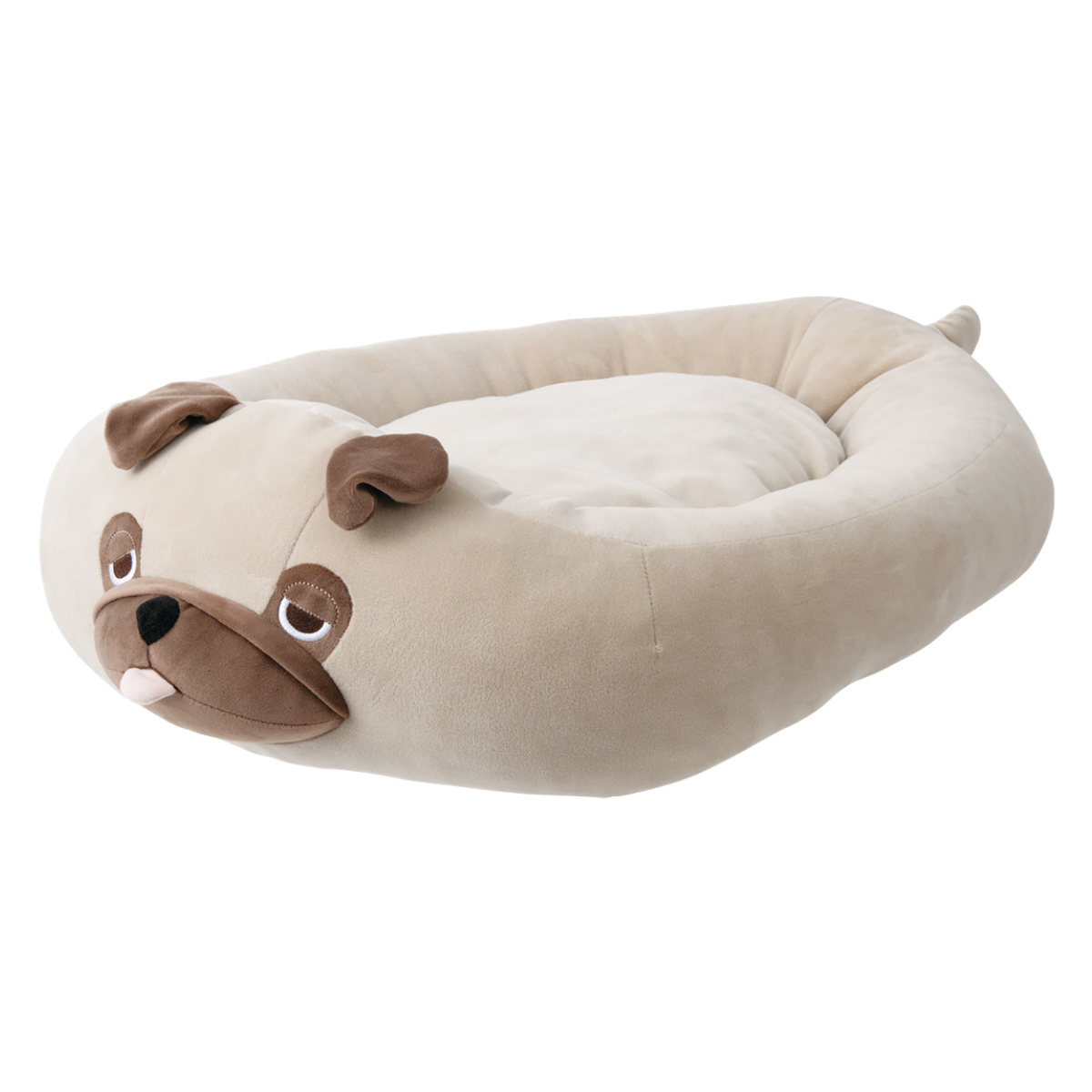 ペットベッド マシュマロベッド ペット 犬 猫 ( ベッド ペット用 ラウンド ダイカット 犬用 猫用 かわいい 室内 ペット用品 洗える すべり止め オールシーズン ペットソファ ペットクッション ) 【ビッキー ダイカット】 ビッキー ダイカット