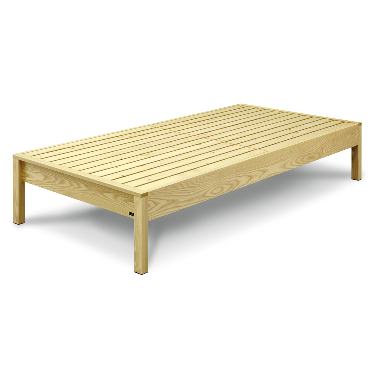 すのこベッド 森の寝床 セミダブル ヘッドレス アッシュ （ 開梱設置