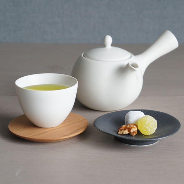 茶托 山桜 コースター 食器 天然木 日本製 4枚セット ( 木製茶托 湯呑受け 小皿 豆皿 木製 茶器 コップ敷き 丸皿 10cm 角皿 9cm おしゃれ 和モダン ) 【角】 角