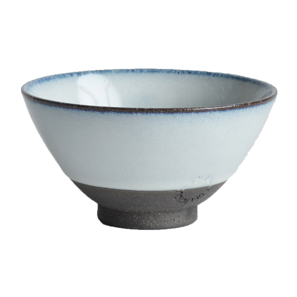 飯碗 11cm 小 SALIU お碗 食器 和食器 陶器 日本製 同色3個セット 白 ( 食洗機対応 電子レンジ対応 茶碗 お茶碗 ライスボウル ご飯茶碗 和風 ごはん 器 ) 【青】 青