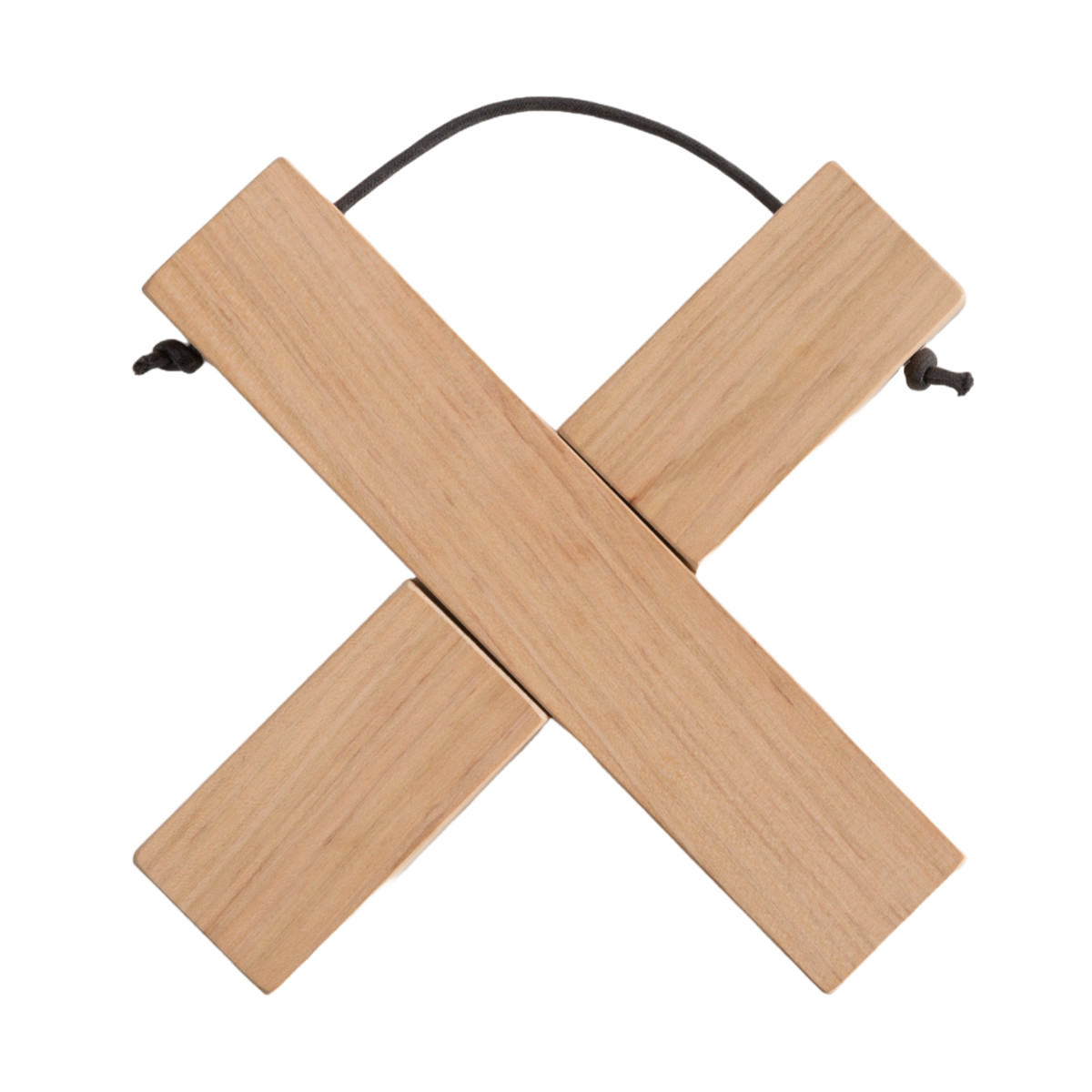 鍋敷き 組み木 大 SALIU The Chef 木製 ( ロロ 鍋しき 鍋置き 鍋プレート 木製プレート ウッドボード X型 卓上 スキレット コースター なべしき 天然木 ブナ おしゃれ キッチン雑貨 キッチン用品 )