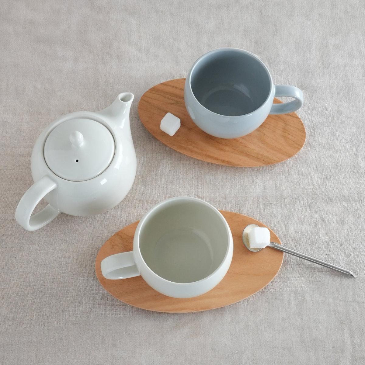 SALIU YUI TEA カップ ( 180ml コップ 磁器 電子対応 食洗機対応 日本製 マグ マグカップ コーヒーカップ ティーカップ おしゃれ シンプル 北欧 モダン ナチュラル ) 【クリアグレー】 クリアグレー