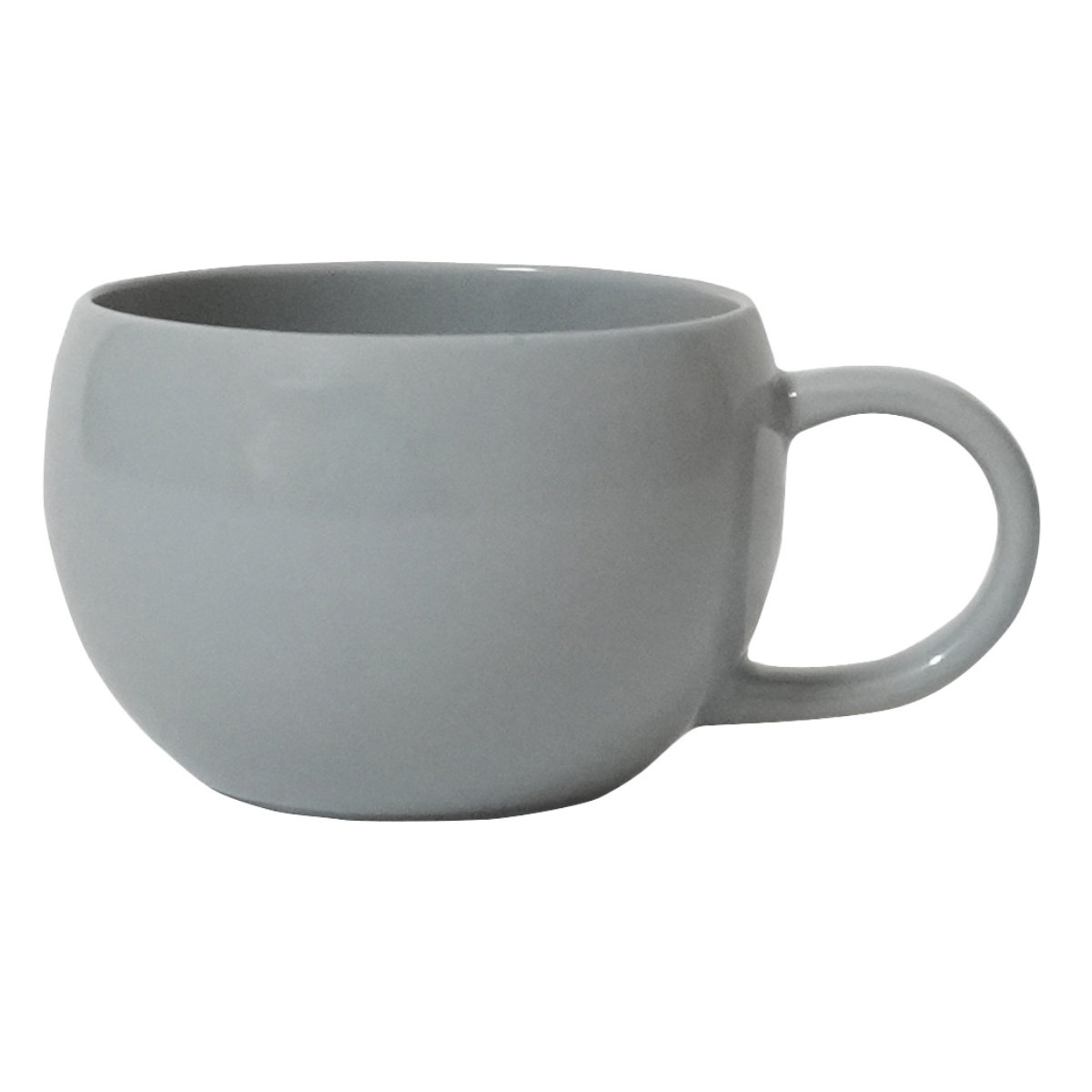 SALIU YUI TEA カップ ( 180ml コップ 磁器 電子対応 食洗機対応 日本製 マグ マグカップ コーヒーカップ ティーカップ おしゃれ シンプル 北欧 モダン ナチュラル ) 【クリアグレー】 クリアグレー