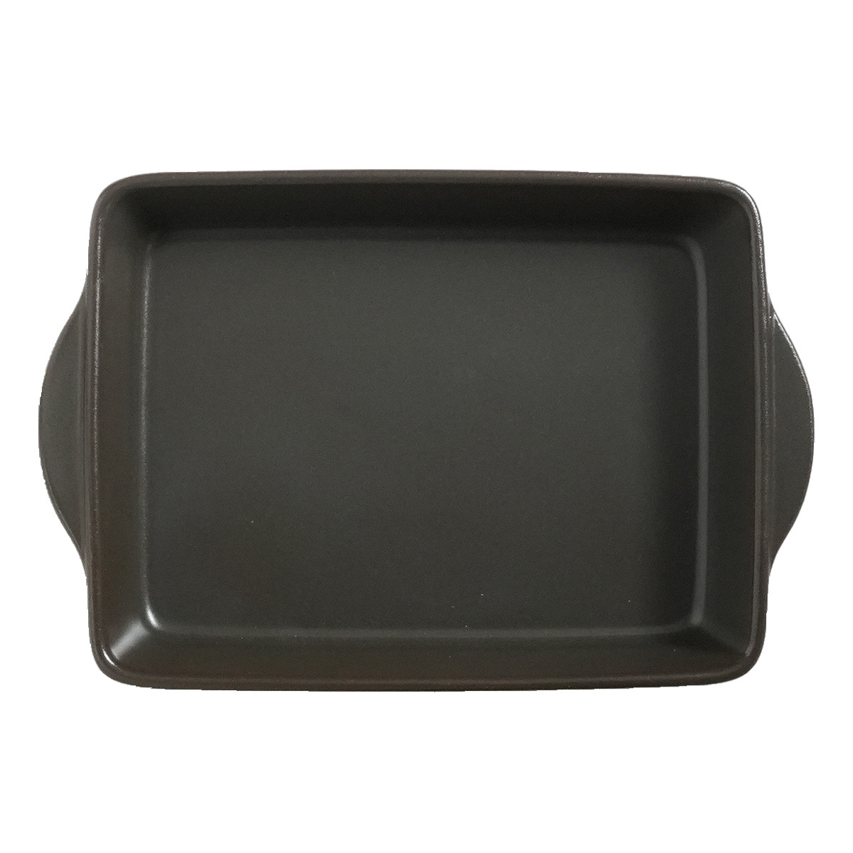 グリルパン ロロ The chef ベイクディッシュ S フラット ( SALIU 耐熱 陶器 直火対応 電子レンジ対応 オーブン対応 グリルプレート 角型 日本製 プレート 皿 お皿 食器 おしゃれ モダン シンプル ) 【ウォームグレー】 ウォームグレー