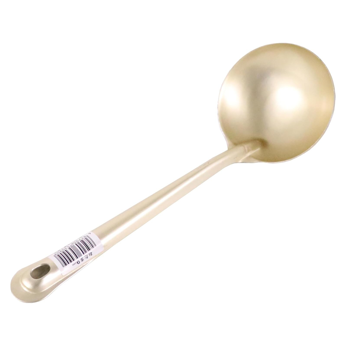 お玉 9cm アルミニウム アルマイト加工 ( おたま レードル 穴なし アルミ製 鍋 とりわけ 取り分け 鍋料理 キッチン キッチン用品 キッチンツール )