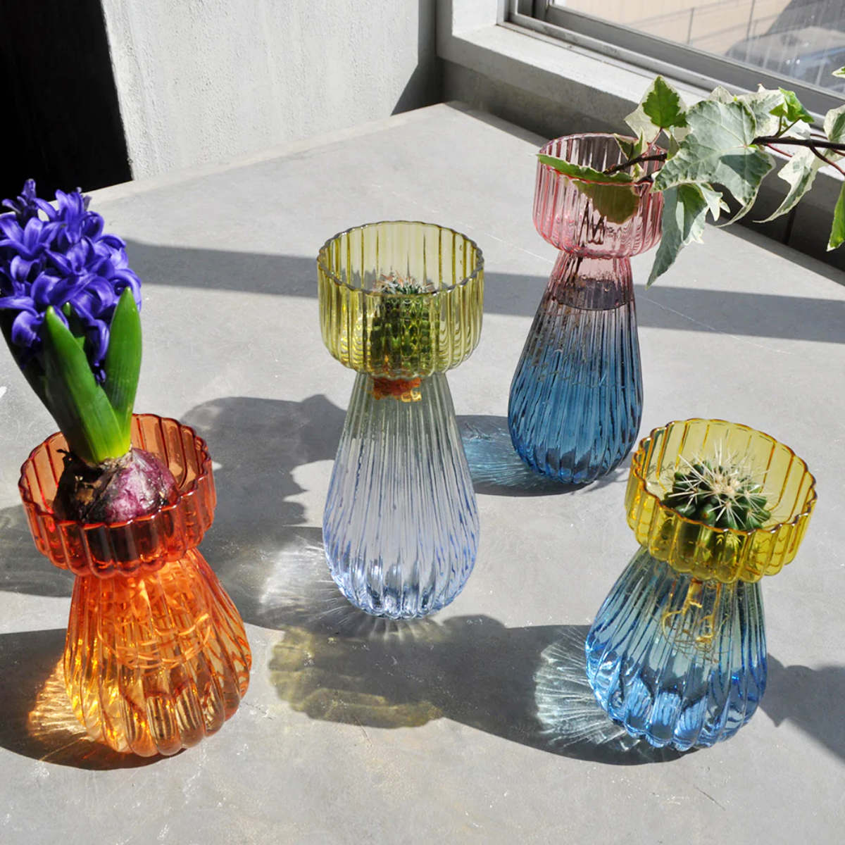 ☆ クリア ☆ フラワーベース 花瓶 pmygrass10 フラワーベース 花瓶 ガラス 花びん かびん 生け花 花器 ガラス花瓶 大きい 大きめ