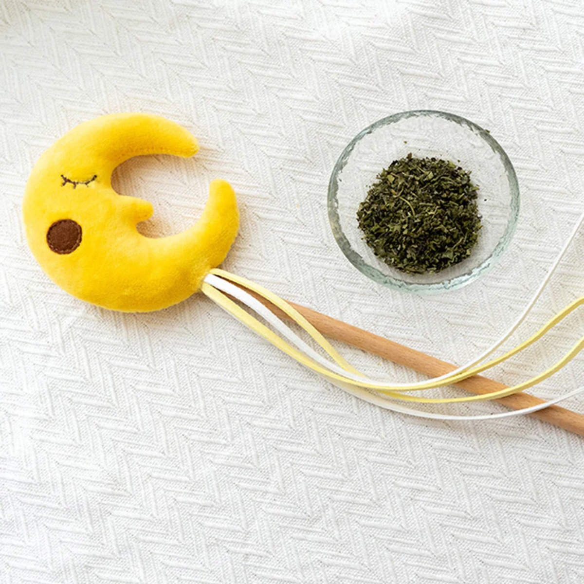 猫じゃらし Starry Sky Cat Playing Rod ZEZE おもちゃ ( ねこじゃらし 猫用おもちゃ 猫 猫用 ペット用 ペットおもちゃ マタタビ 頑丈 遊び 運動不足 ペットトイ 運動 室内遊び ストレス発散 ペット用品 かわいい ) 【MOON】 MOON